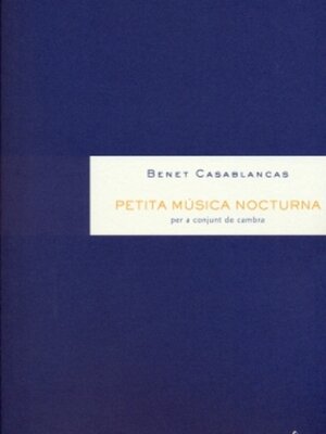 cover image of Petita música nocturna
